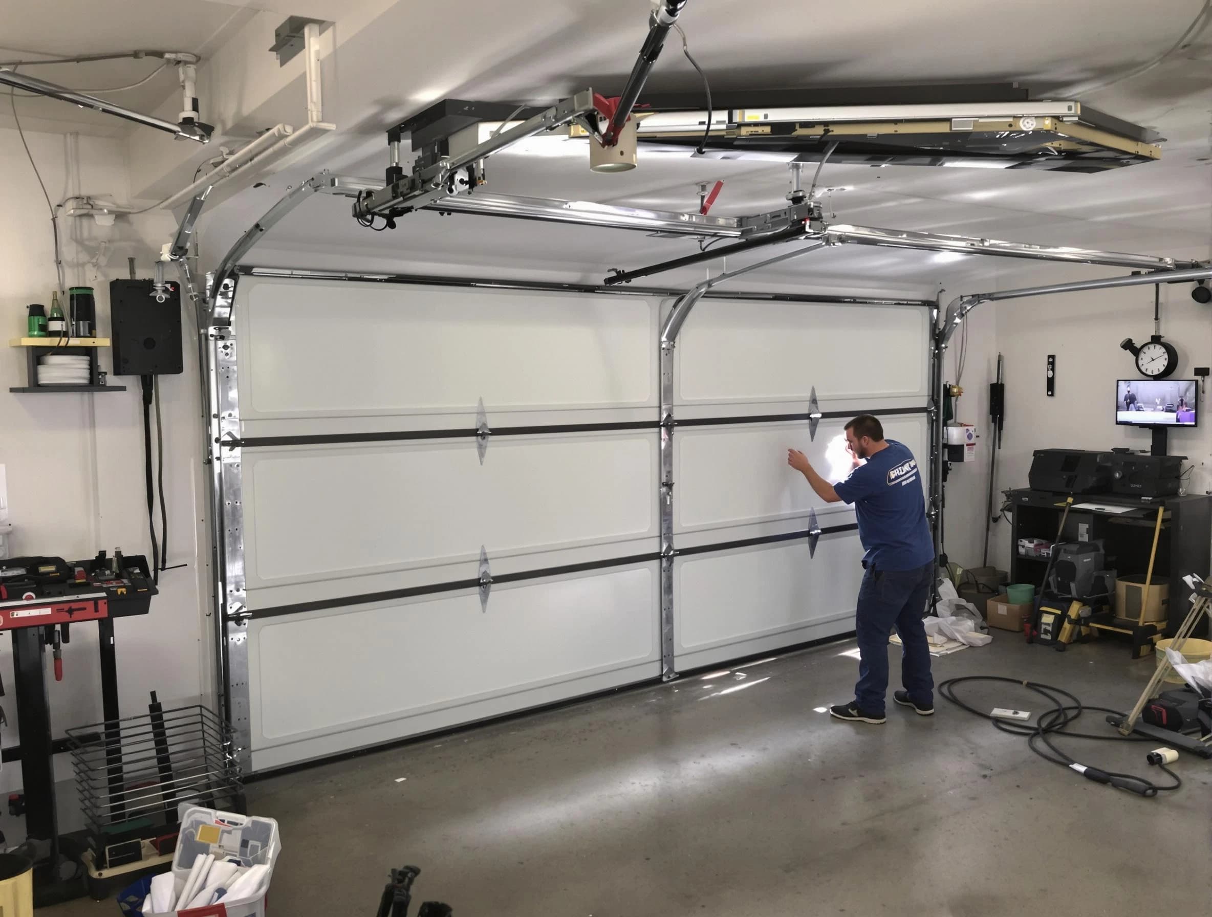 Professional garage door repair service by Franklin Garage Door Repair in Franklin